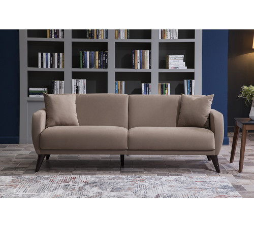 Трехместный Диван-кровать Flexy Флекси (бежевый)