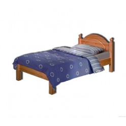 Односпальная кровать Лотос сосна Б-1089-08 (искусственное старение)