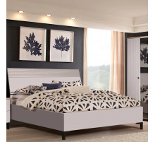 Двуспальная кровать Мадрид 160х200(Кашемир эмаль)