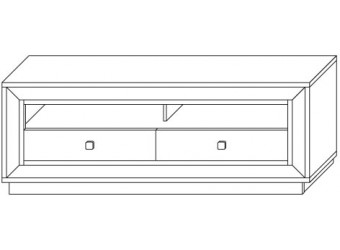 Тумба под ТВ 1694 Прато (ясень светлый,жемчуг)