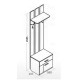 Вешалка для одежды в прихожую Элана