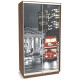 Шкаф-купе для одежды Леон-2 («Лондон») узкий