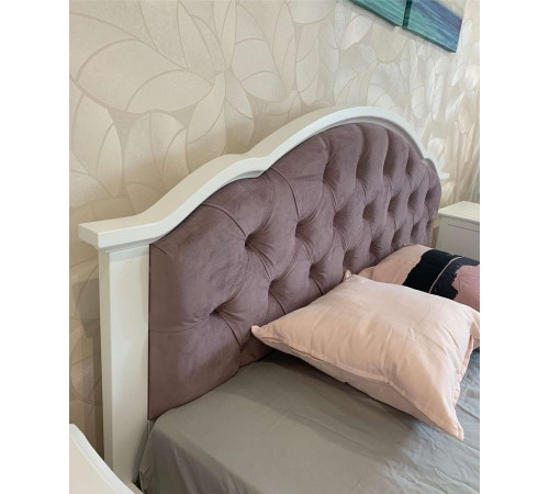 Односпальная кровать Флоренция MUR-112-01/1 с каретной стяжкой