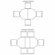 Стол обеденный "Верди 2РД" П106.06-01 (слоновая кость)