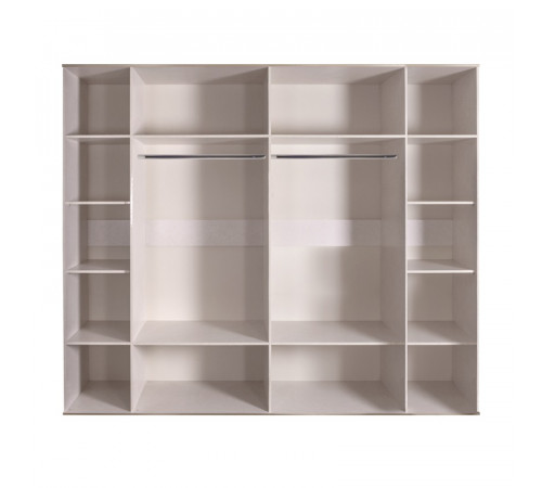 Шестистворчатый шкаф для одежды  Rimini РМШ2/6 (слоновая кость) Шестистворчатый шкаф для одежды  Rimini РМШ2/6 (слоновая кость)