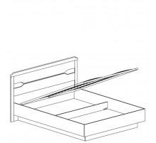 Двуспальная кровать с подъемным механизмом 1600х2000 Ронда 316