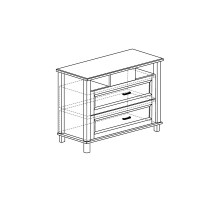 Комод для белья Прованс 411 Комод для белья Прованс 411