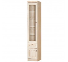 Шкаф витрина комбинированный Инна 604 светлый