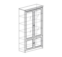 Шкаф комбинированный Лючия 184 светлый
